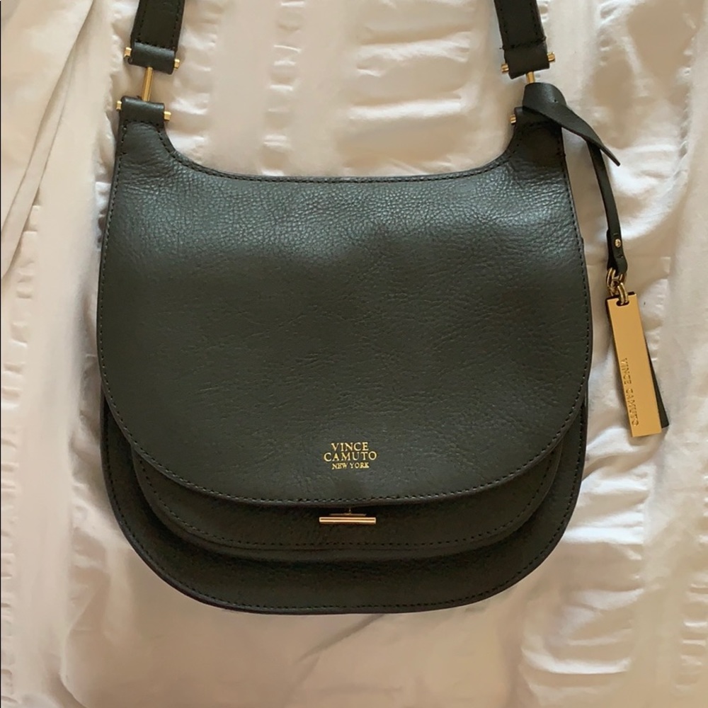 Authentic Vince Camuto Army Crossbody purse